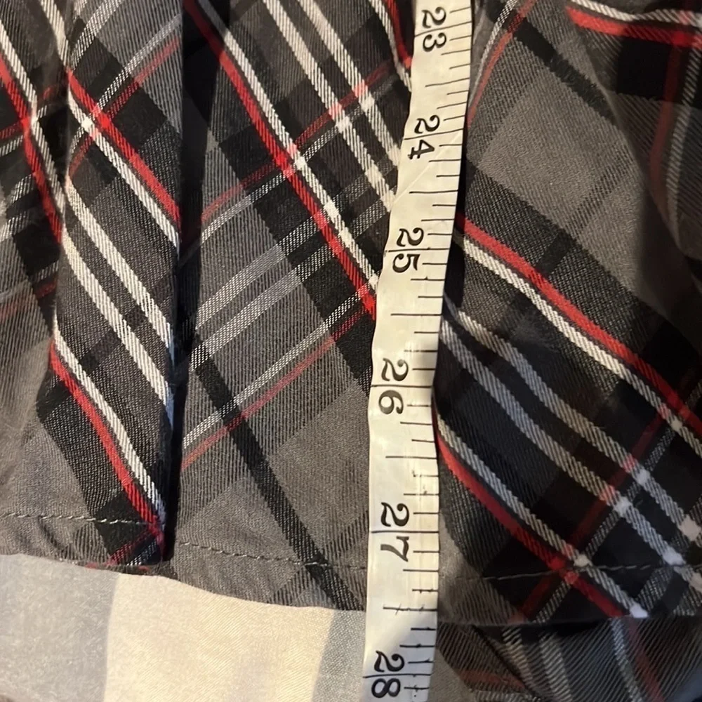 Joan Rivers plaid peplum button  Down shirt Sz S - Picture 6 of 9